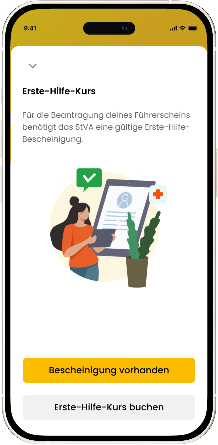 Erste-Hilfe-Kurs App Screenshot
